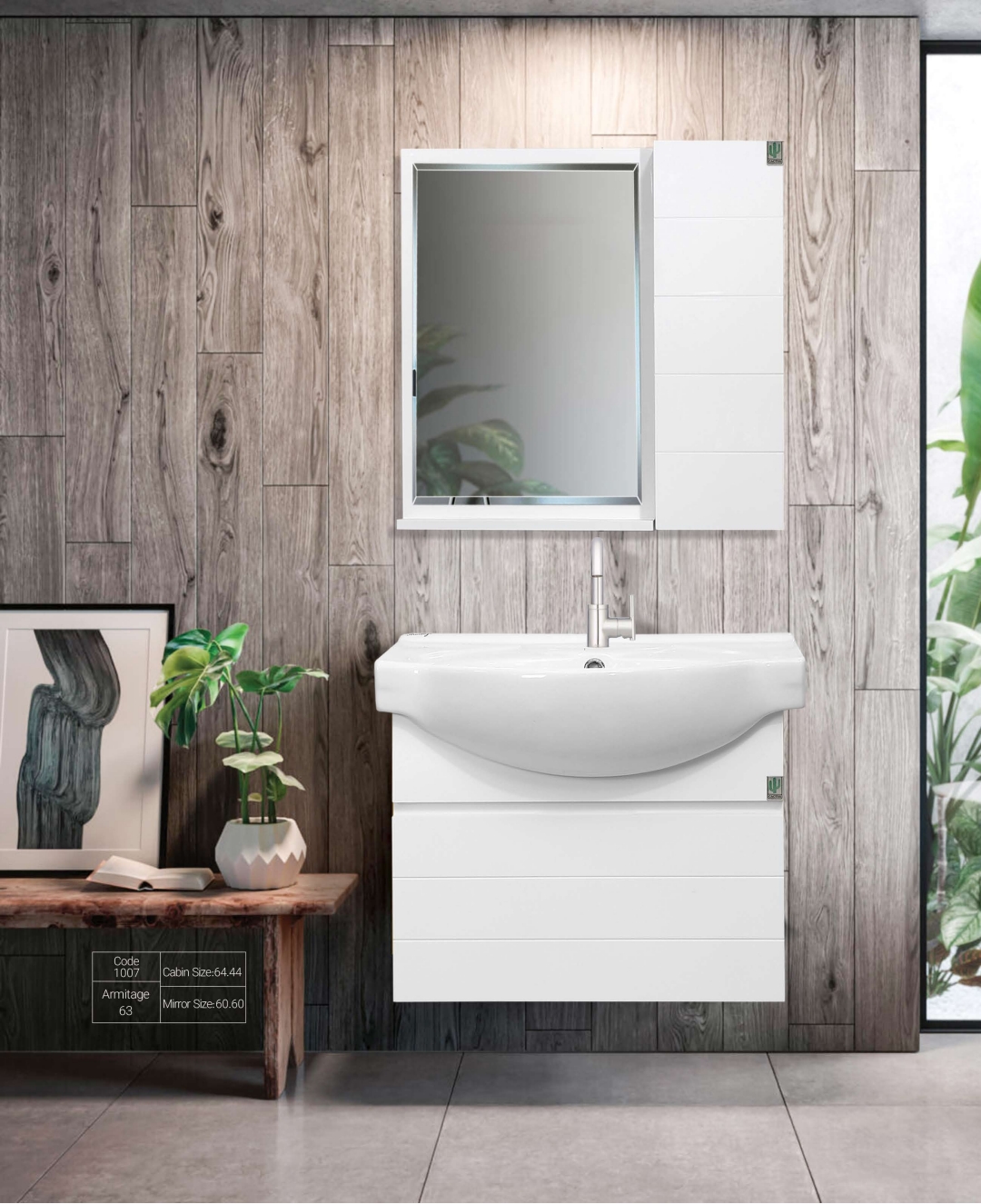 روشویی کابین آرمیتاژ سری کلاسیک کاکتوس