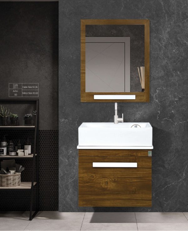 روشویی کابین آرتین 50 سری  وود کاکتوس