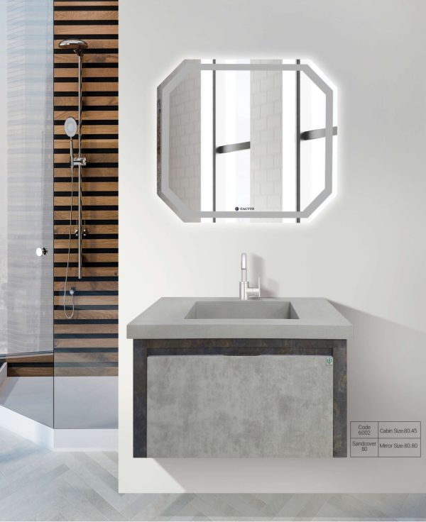 روشویی کابین سری  لوکس سند80 کاور کاکتوس