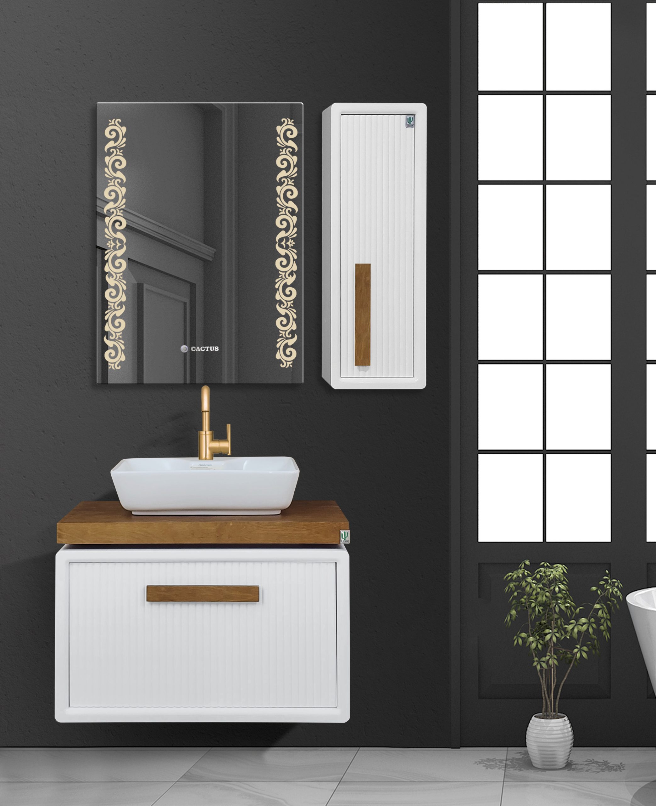 روشویی کابین سری لوکس ایساتیس کاکتوس