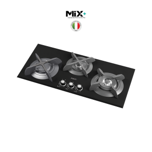 اجاق گاز 3 شعله ایتالیایی شیشه ای لاین میکس پلاس کد CG 8301