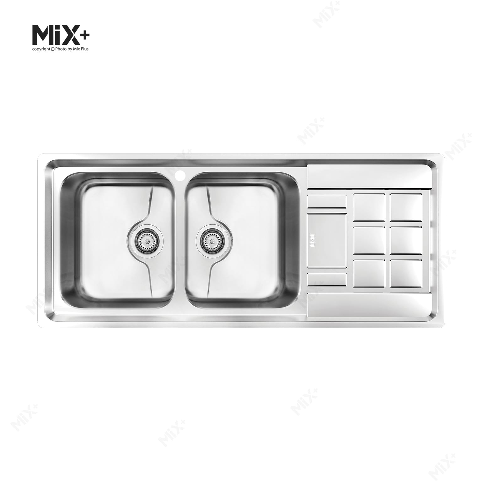 سینک فانتزی توکار میکس پلاس کد 8022P