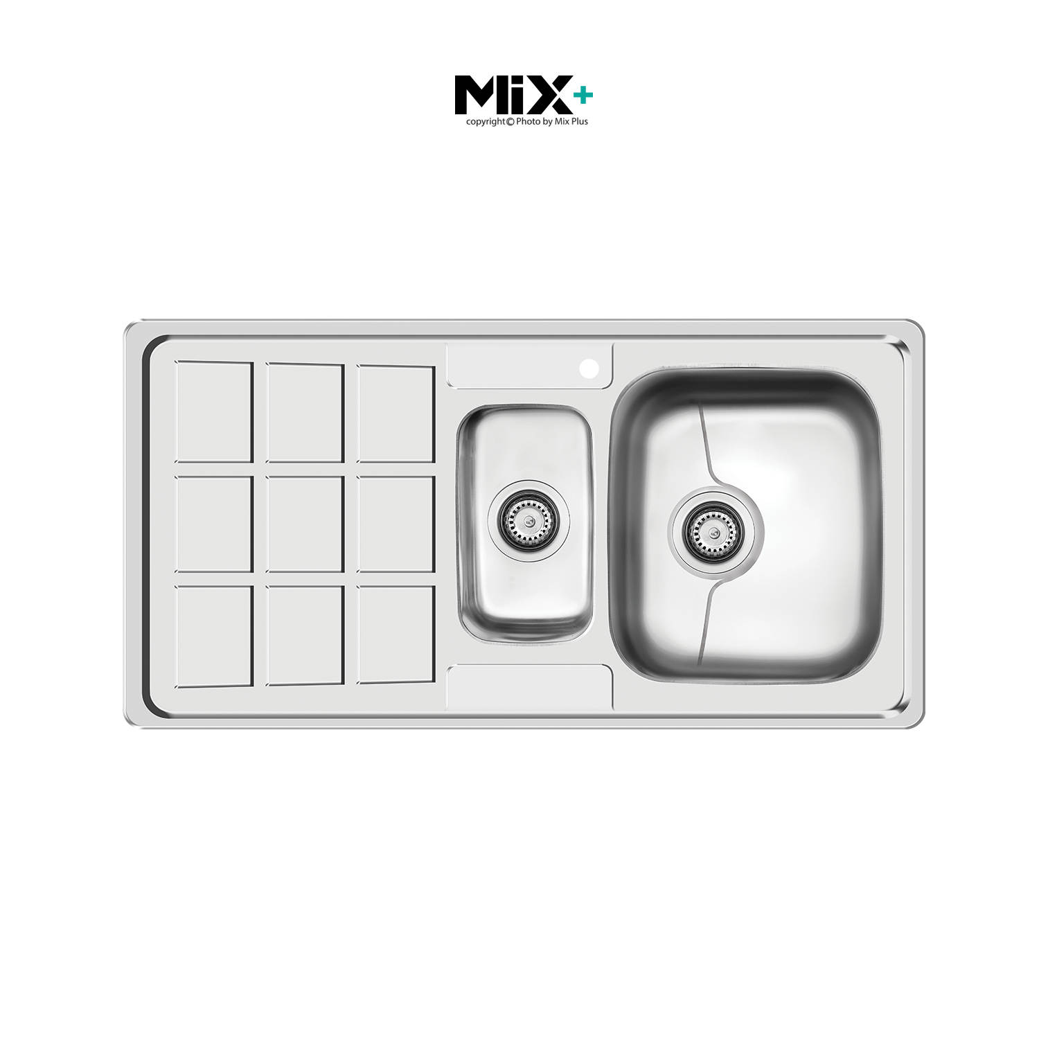 سینک توکار تک لگن میکس پلاس کد 7031P