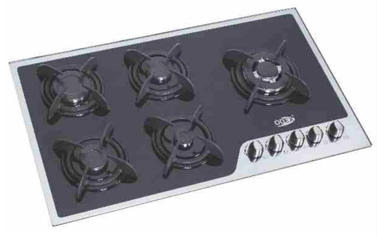 اجاق گاز 5 شعله شیشه آینه ای اودکس کد 532